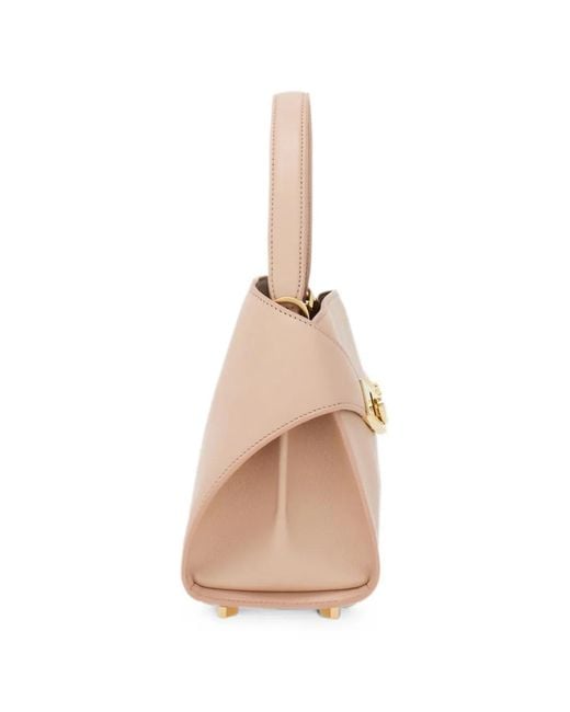 Ferragamo Natural Hug Soft Bicolor Handbag Xs