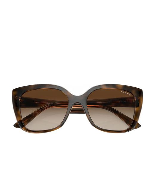 Lunettes De Soleil À Monture Papillon Vogue Eyewear en coloris Brown