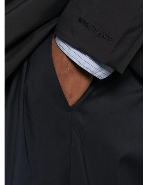 Norse Projects Blue Zip-Fastening Trousers for men