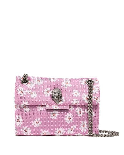 Kurt Geiger Mini Kensington Floral Bag in Pink | Lyst