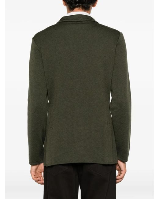 Lardini Green Button-Fastening Blazer for men