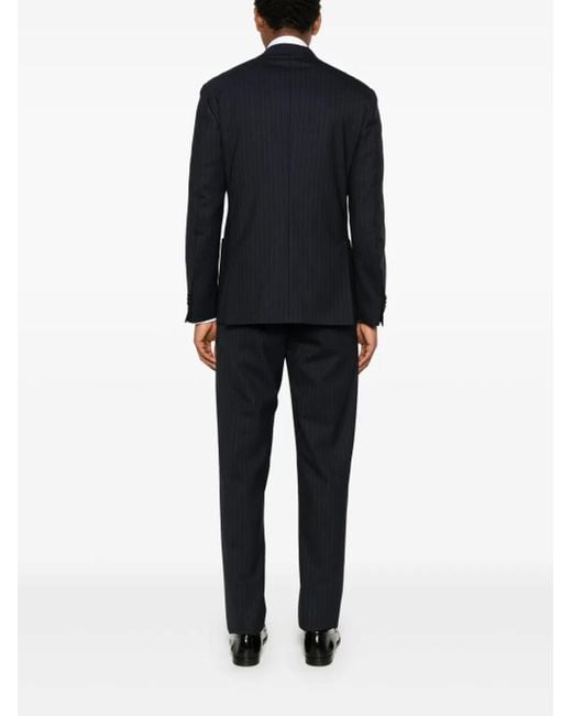 Lardini Blue Pinstriped Suit for men