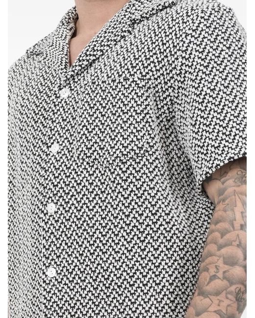 Camisa estampada Nikben de hombre de color Gray