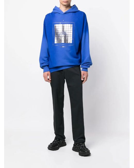 A_COLD_WALL* Blue Module Straight-Leg Trousers for men
