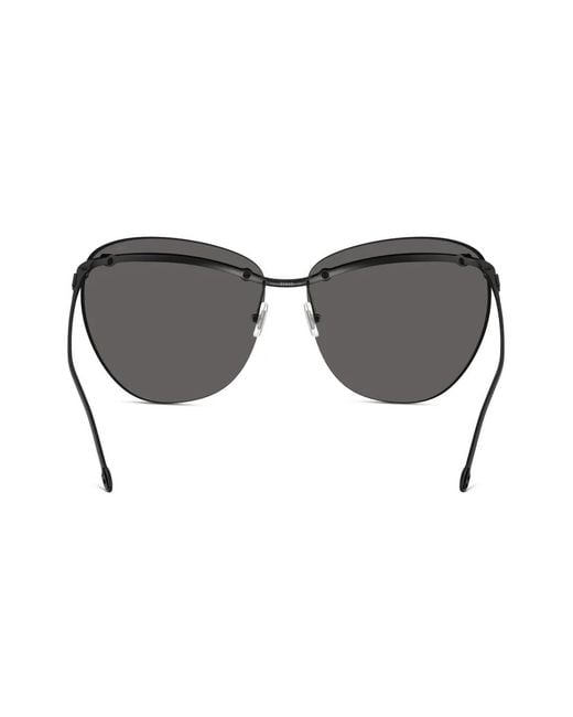 DIESEL Gray Wraparound-Frame Sunglasses