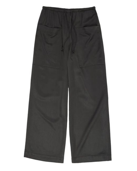 Pantalones con cordones y bolsillo de parche Bimba Y Lola de color Gray