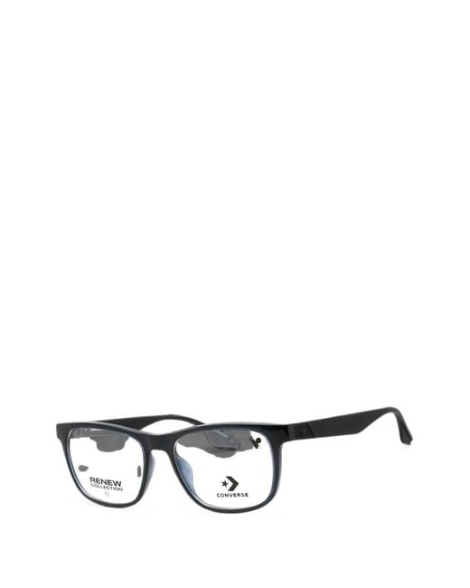 Converse Black Rectangle-Frame Glasses for men