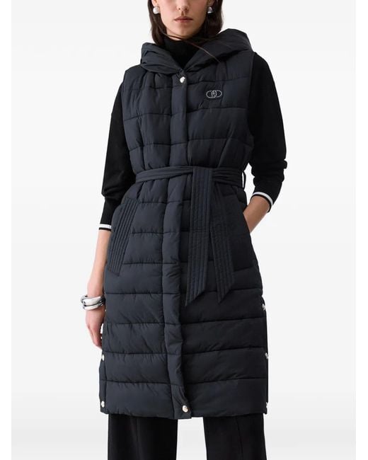 Liu Jo Black Long Gilet