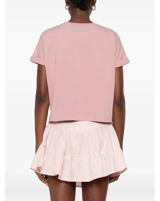 T-Shirt À Imprimé Corset Hamza en coloris Pink