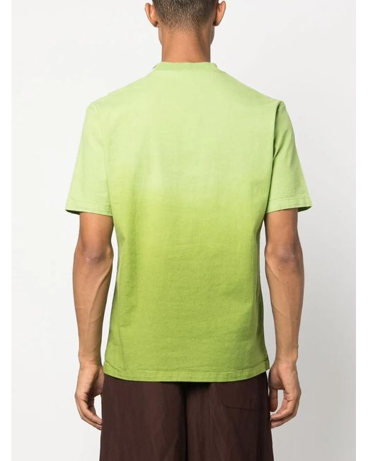 Winnie NY Green Ombré-Effect Cotton-Blend T-Shirt for men