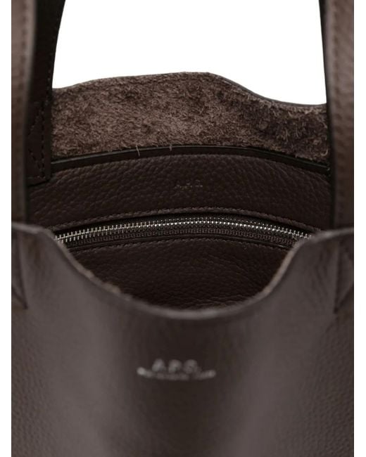 Bolso shopper Cabas Maiko pequeño A.P.C. de color Brown