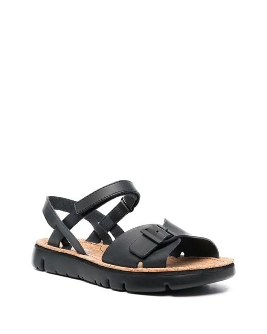 Camper Black Open-Toe Sandals