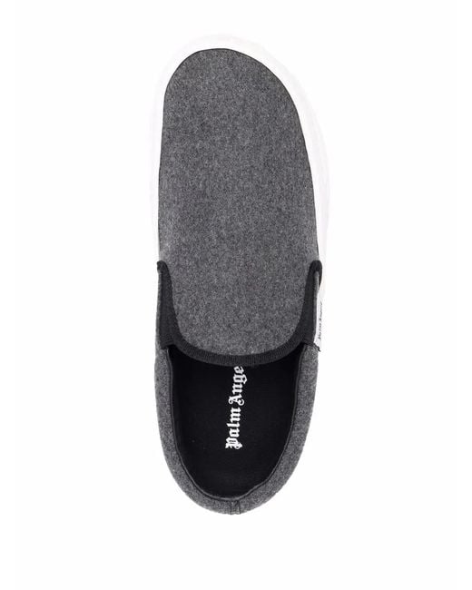 Palm Angels White Snow Slip-On Sneakers for men