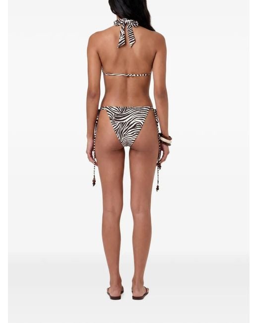 Nicholas Malta Bikinitop in het Metallic
