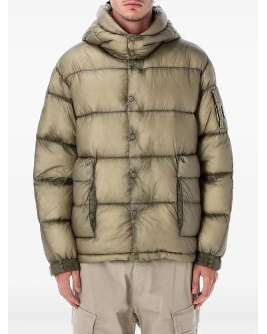 メンズ C P Company Hooded Padded Jacket Green