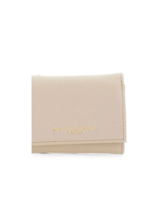 Gianni Chiarini Natural Logo-Print Wallet