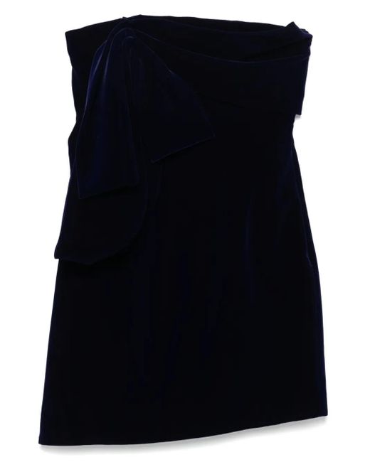 Givenchy Bow Mini Dress in Black | Lyst