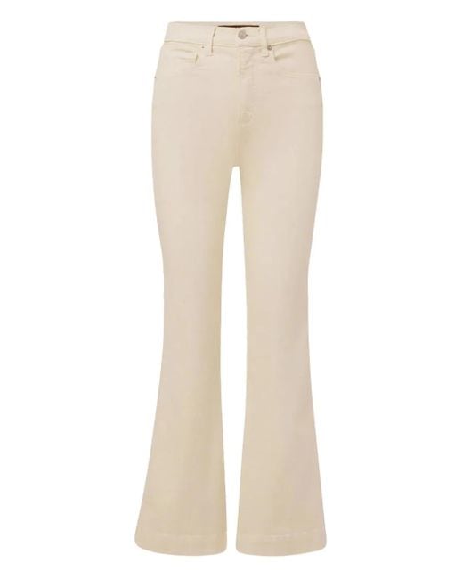 Veronica Beard Natural Carson Flare Jeans