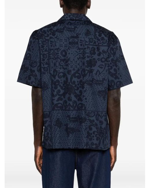 Carhartt Blue Patterned Shirt for men