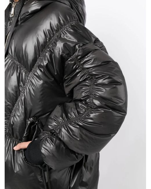 Khrisjoy Black Puff Khris Cloud Coat
