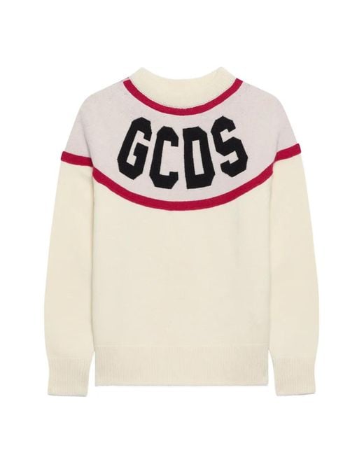 Gcds Pink Logo Sweater for men