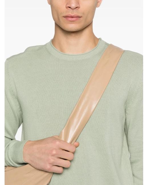 Peuterey Green Fine-Knit Sweater for men