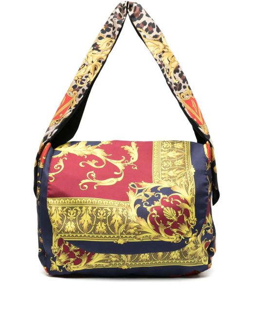 Rangoon ！JUNYAWATANABE☆かぶりストール美品❗️ Junya Watanabe Mix-Print Shoulder Bag in Blue for Men | Lyst