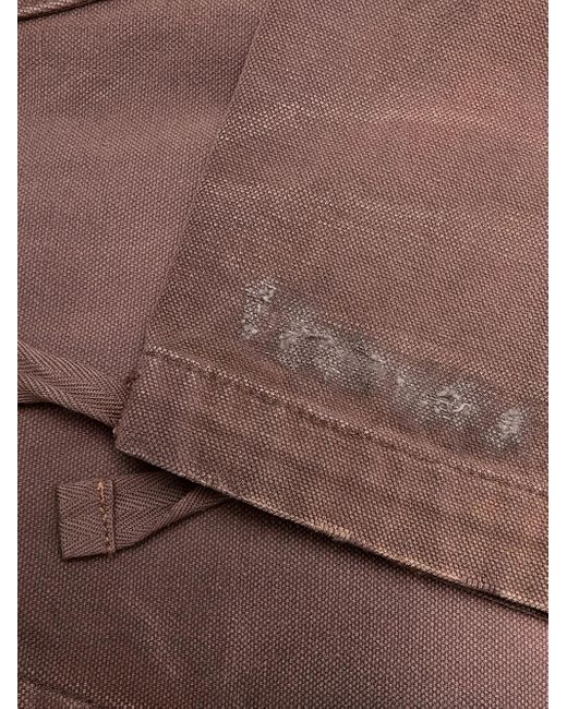 Rhude Brown Patch-Pockets Trousers for men