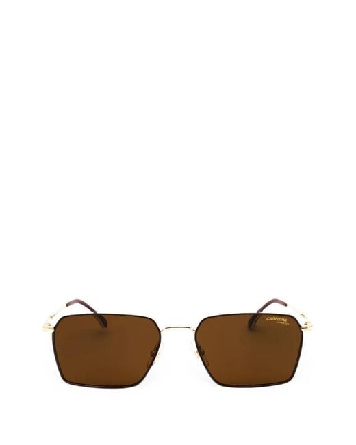 Carrera Brown Rectangle-Frame Sunglasses for men