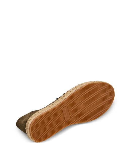 Hackett Green Baywatch Suede Espadrilles for men