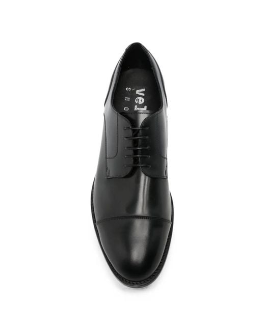 VELA SHOP Black Derbies En Cuir for men