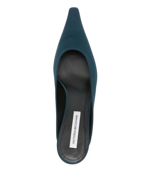 Victoria Beckham Blue 45Mm Pointed Mules