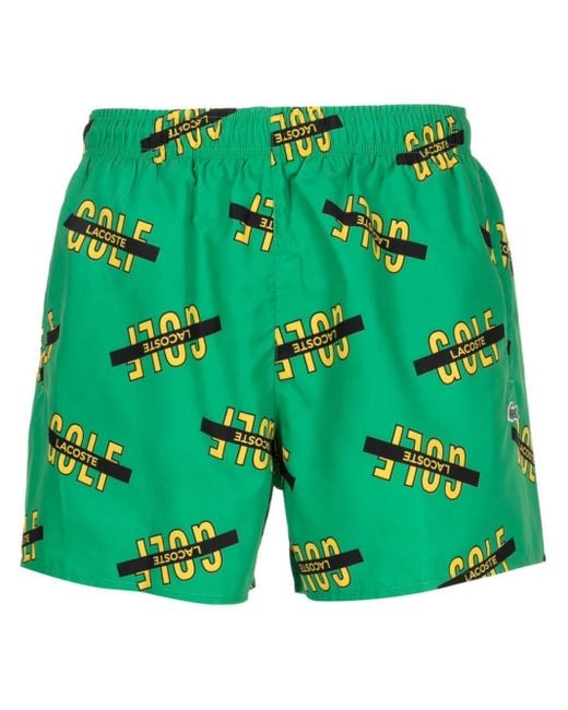 Lacoste nylon shorts deals