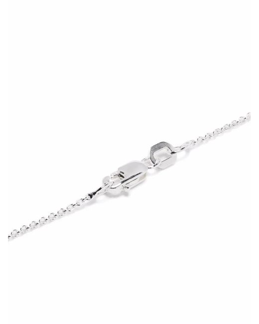 Le Gramme White 18Kt And Sterling 3G Entrelacs Pendant Necklace