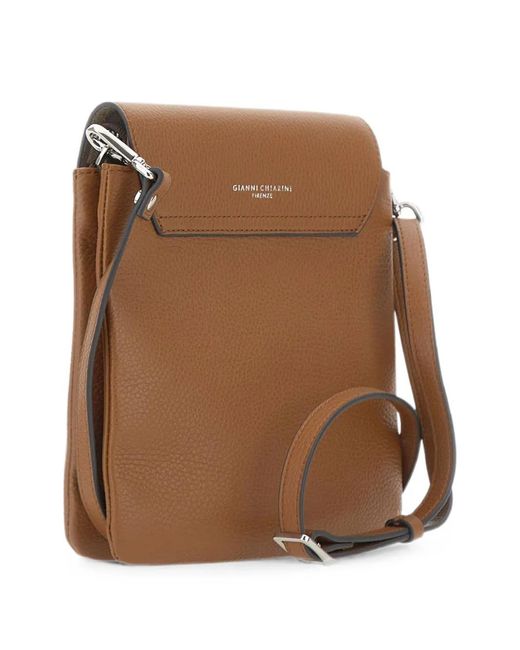 Gianni Chiarini Brown Three Leather Shoulder Bag