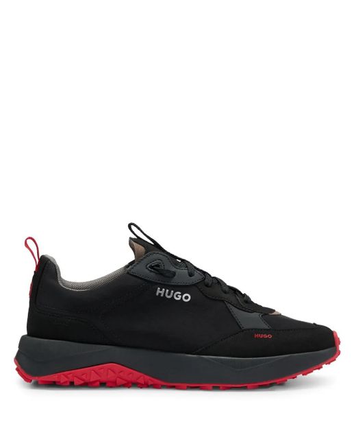 メンズ HUGO ローカット スニーカー Black