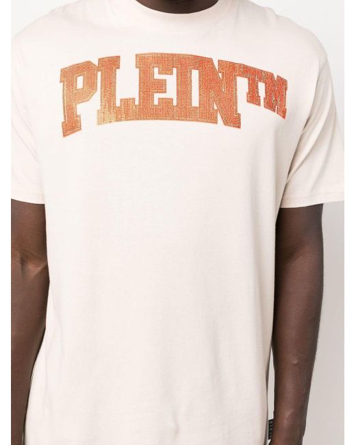 Philipp Plein White Gem-logo Short-sleeved T-shirt for men