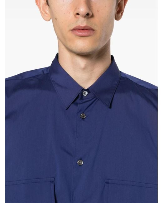 Comme des Garçons Blue Shirt Woven Clothing for men