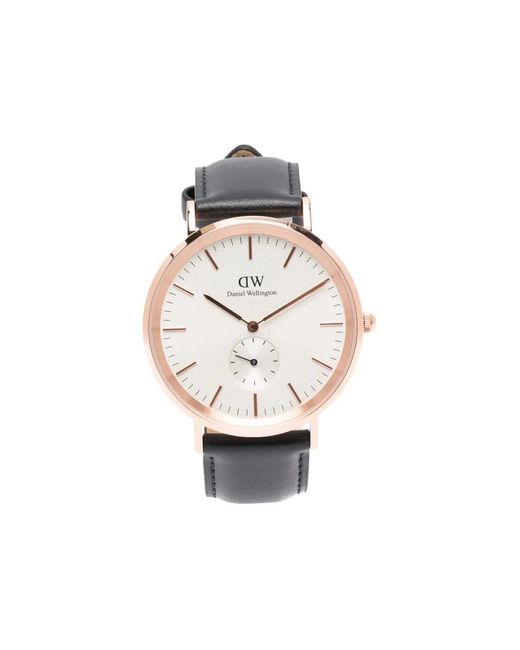 Daniel Wellington White Sheffield Multi-Eye 40Mm for men