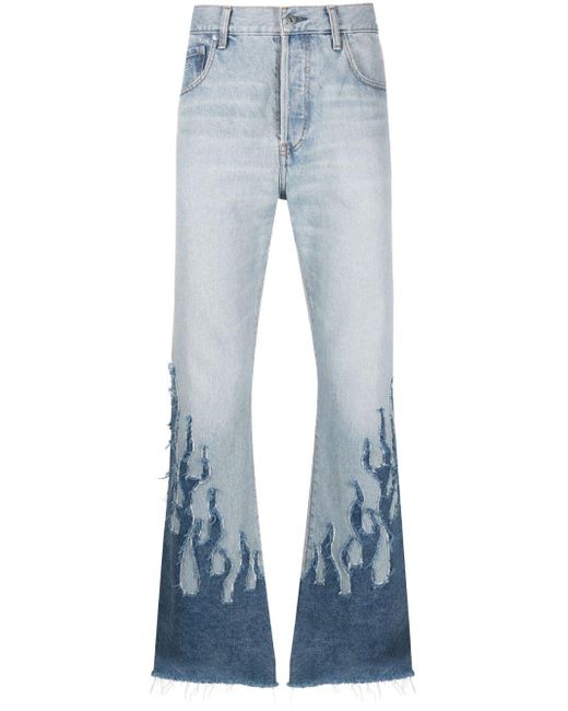 Jeans svasati LA Blvd di GALLERY DEPT. in Blue da Uomo