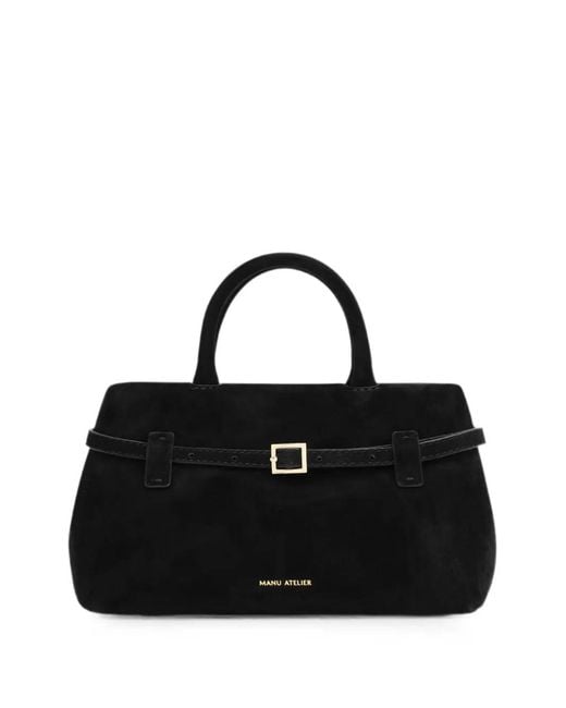 MANU Atelier Black 25 Le Cambon Tote Bag