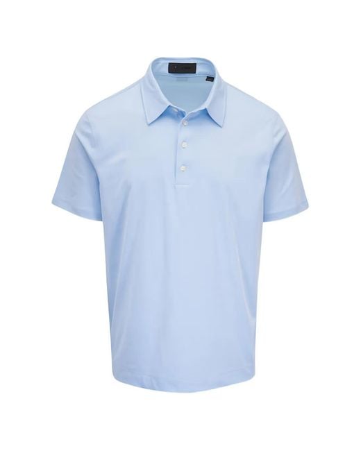 G/FORE Blue Baja Short-Sleeve Polo Shirt for men