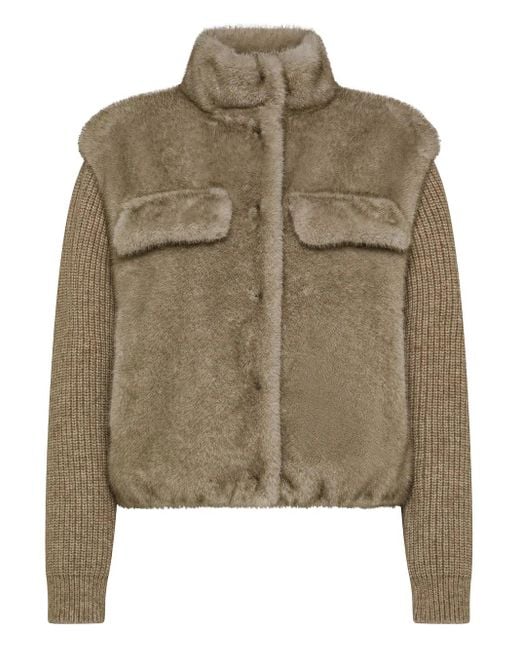 Giacca Con Inserti di Seventy in Green
