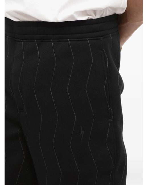 Neil Barrett Black Loose-Fit Track Pants for men