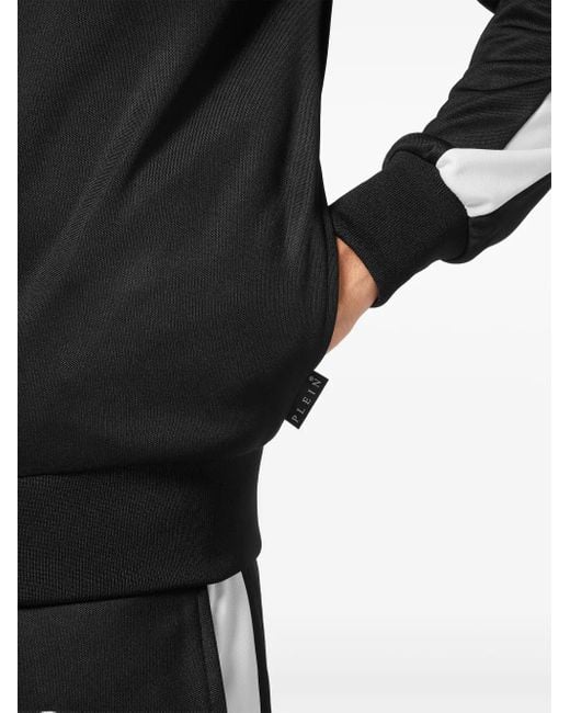 Philipp Plein Black Skull&Bones Track Jacket for men