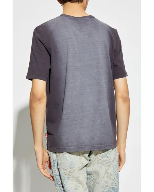 DIESEL Purple T-Adjust Q5 T-Shirt for men
