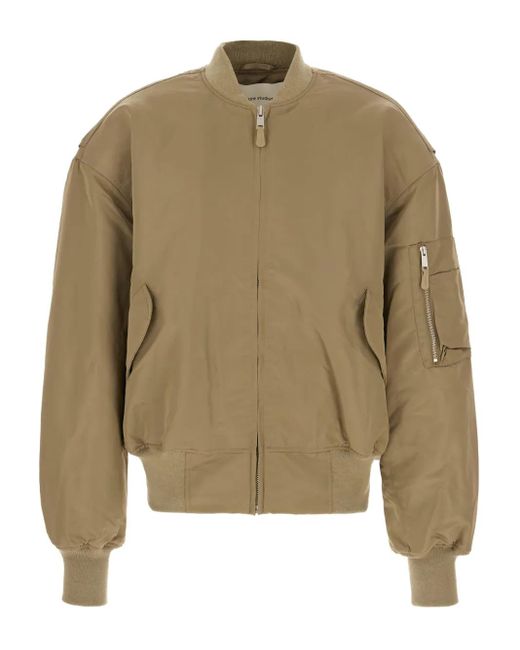 Entire studios Green Broad Bomber Jacket