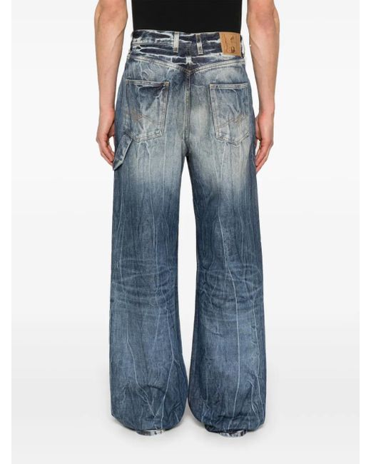 Martine Rose Blue Regular Jeans for men