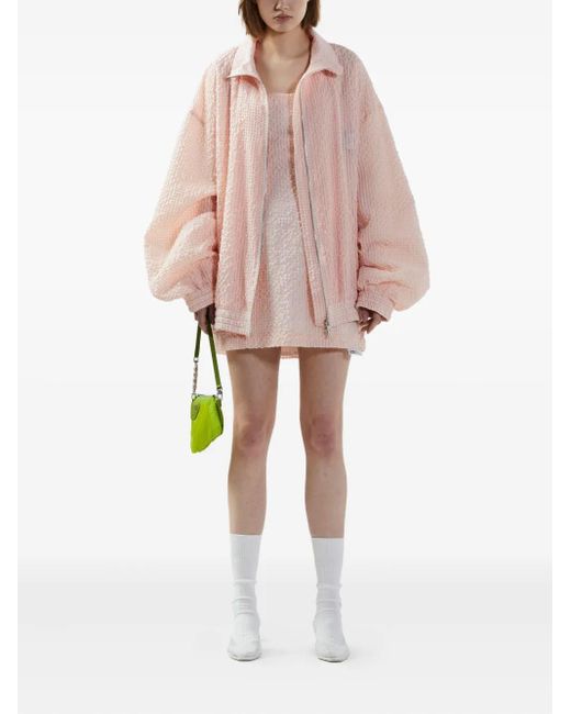 Gcds Pink Vichy Jacket