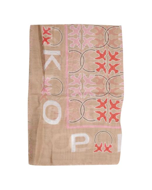 Pinko Pink Mambo Printed Scarf